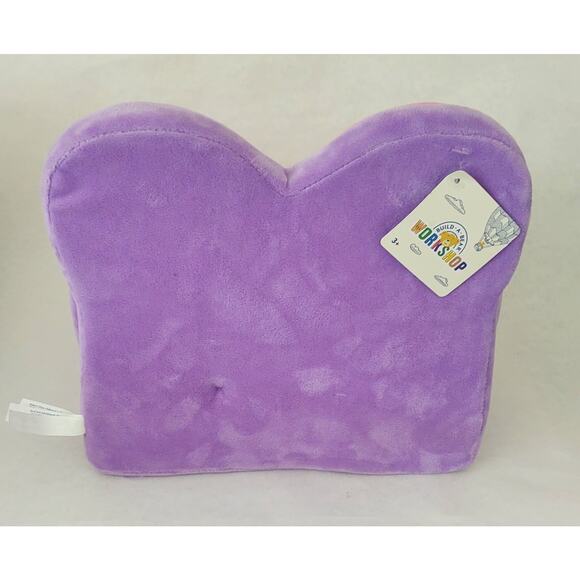 Build-A-Bear Workshop Plush Heart Chair Bed - Pink, Purple - Picture 3 of 10